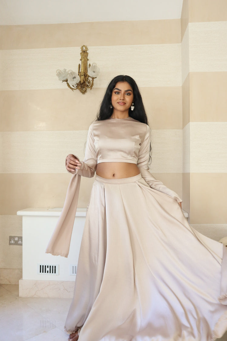 Custom Colour Lehenga Skirt and Shawl- 5 week wait