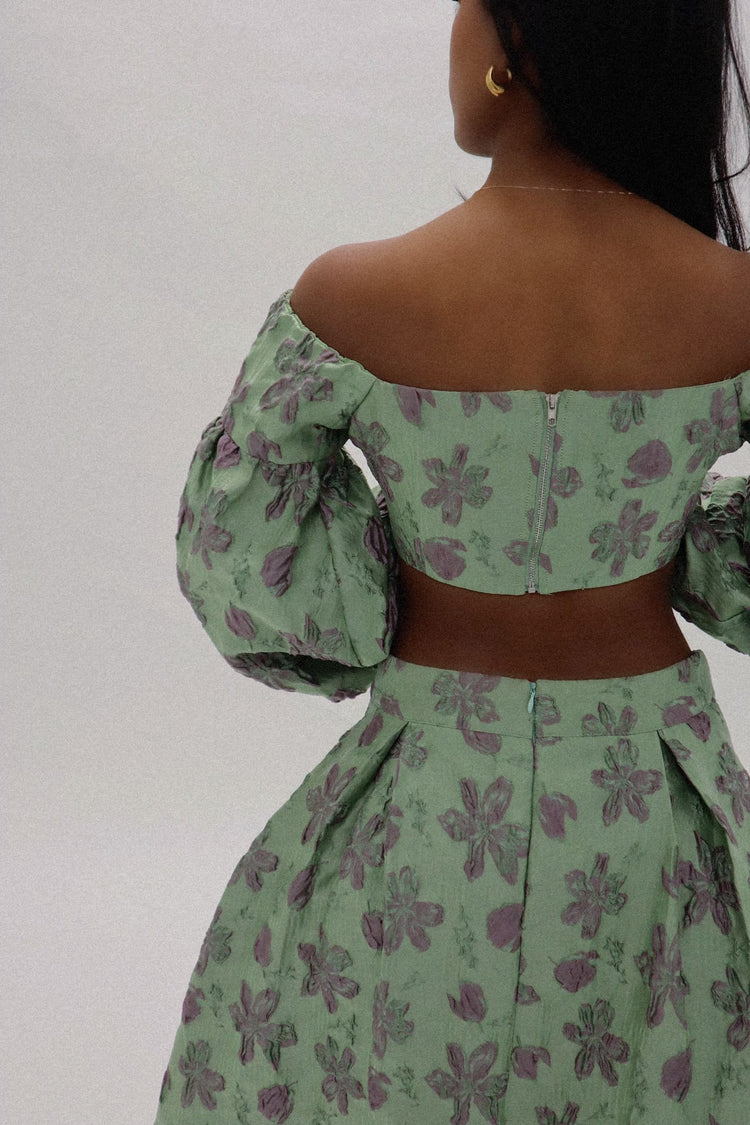 JACQUARD BARDOT SKIRT