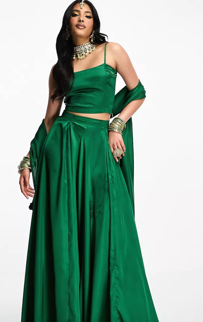 Emerald Lehenga  Skirt
