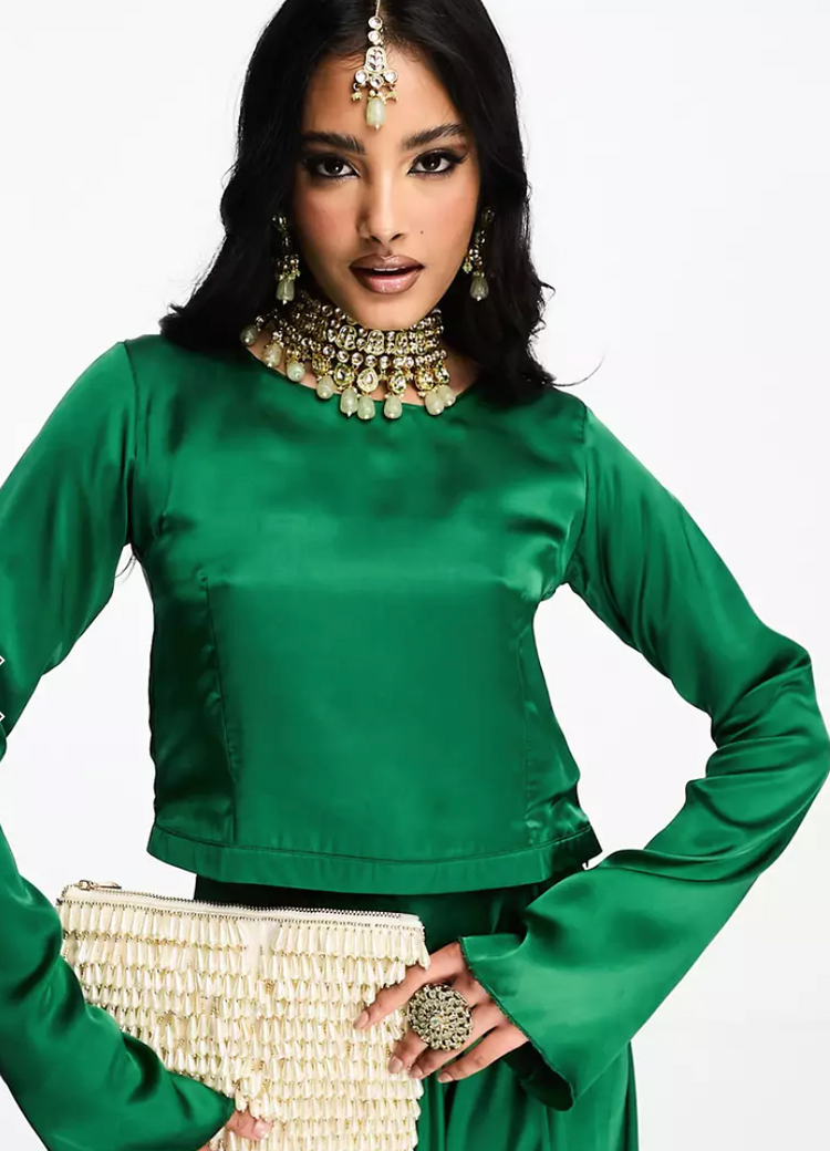 Emerald Lehenga  Skirt
