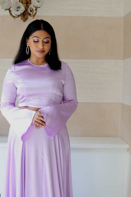 Lilac Long Sleeve Top