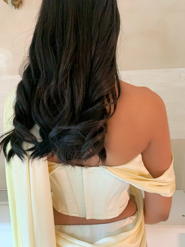 Custom Colour Corset and Saree -Made to Order (5 week wait)