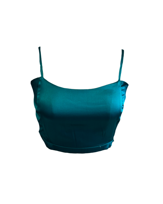 Turquoise Spaghetti Strap Top