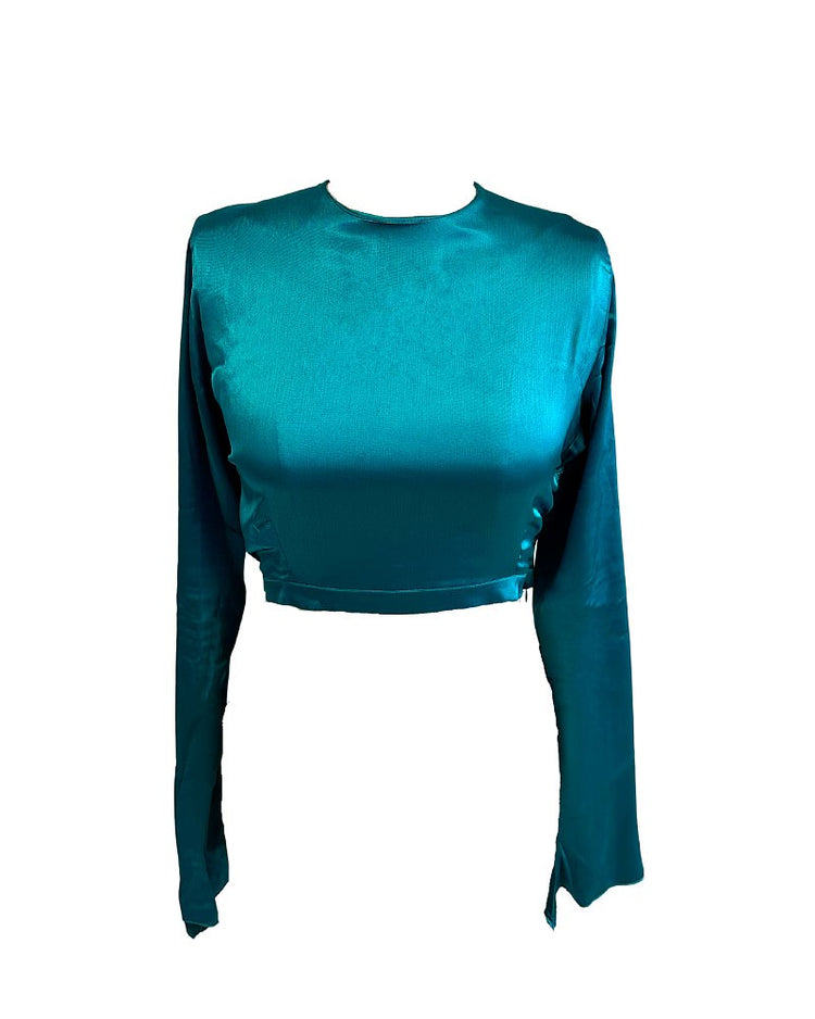 Turquoise Long Sleeve Top