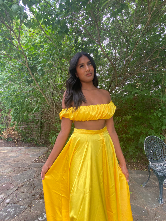 Yellow Lehenga Skirt