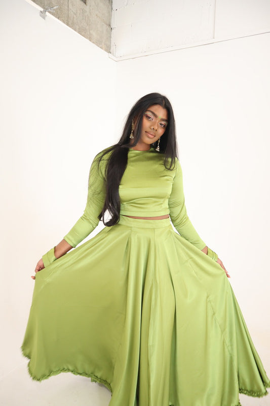 Lime green Long Sleeve TOP